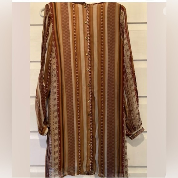 Gorgeous Mine Boho Tunic/Dress size  large NWOT -festival,beach,wedding​​​​​ - Picture 3 of 11